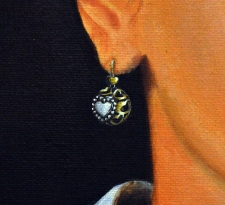 Detail of commissioned portrait