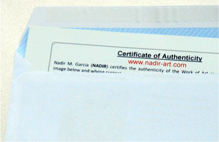 Certificado de autenticiada