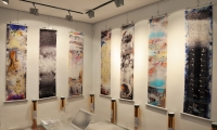  La exposición de Nadir titulada: Nadir sobre seda se expone durante los días 28 de noviembre al 30 de diciembre del 2014 en la galería de arte Ángel Cantero de León. c/ Juan Madrazo, 25-bajo-24002  :: Nadir 
